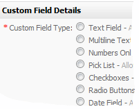 Create Custom Fields
