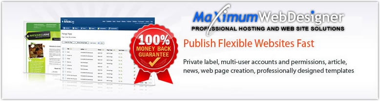 Publish Flexible Websites Fast